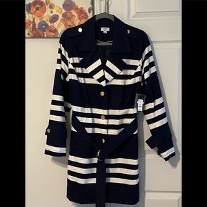 Crown and Ivy Jacket w/ belt. 1X NWT